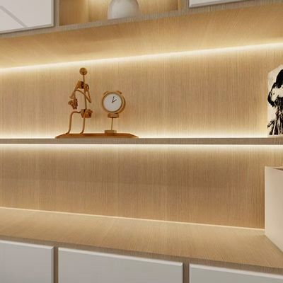 Bewegingssensor Haar Display Cabinet met LED Spot Light