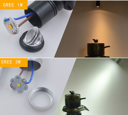 90lm/w 3W verstelbaar COB LED-kastlicht
