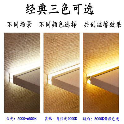 Gemakkelijk te installeren Wandmontage Aluminium LED-kastenlamp met 200cm kabel