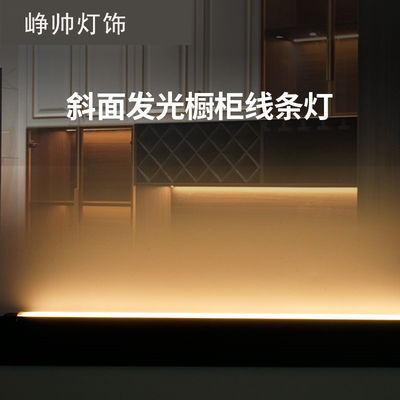 geleid onder de kast lichtbalk Moderne aluminium stand LED licht voor vitrine display