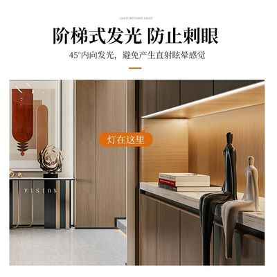 led onder kast verlichting 3500K 80 CRI Aluminium LED oppervlak gemonteerd kast licht Met Touch Switch