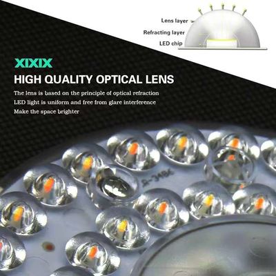 Dia125mm Ronde PCB Board 4.9'' LED Retrofit Light Kit 22W Kleur 3CCT 3000K/4500K/6000K CRI90 Voor plafond ventilator licht vervangingspaneel PCB plafond licht LED Retrofit Kit120V 2200LM