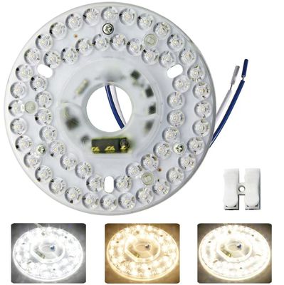 Dia125mm Ronde PCB Board 4,9'' LED Retrofit Light Kit 22W Kleur 3000K/4500K/6000K CRI90 Voor plafond ventilator licht vervanging Panel PCB, plafond licht LED Retrofit Kit,120V 2200LM,
