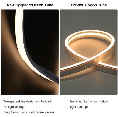 Gepersonaliseerde siliconen flexibele diode neonstrooklampen 2700k-5700k neon RGBW LED neonlampen