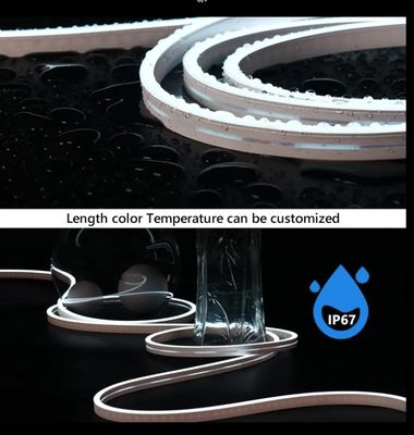 Gepersonaliseerde siliconen flexibele diode neonstrooklampen 2700k-5700k neon RGBW LED neonlampen