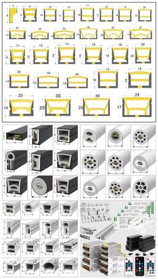 Gepersonaliseerde siliconen flexibele diode neonstrooklampen 2700k-5700k neon RGBW LED neonlampen