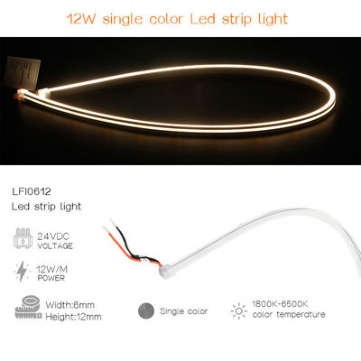 24V/12V.DC 10W Custom Flexible Neon Light Strip Voor Decoratie van Plafondkamers
