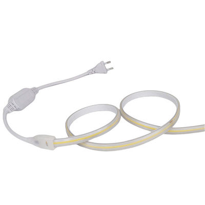 110V 220V waterdicht COB LED lichtstrook met PVC lijm aanpasbaar Blauw / IJs Blauw / Wit / Groen / Paars / Gouden / Roze