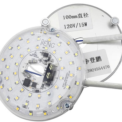 15W 100MM LED lichtmotor voor eetkamer 120V plafond ventilator panel retrofit kit met DOB modules LED plafond ventilator licht vervanging