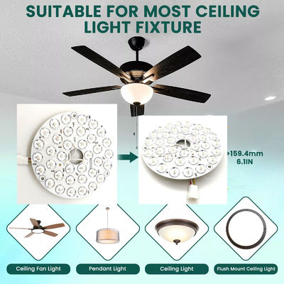 Hoge Lumen 230V 15W 110MM 36V 3CCT Spare Part Plafondventilator PCB Board Driver Minder LED-modules Dimming And Color Adjustment