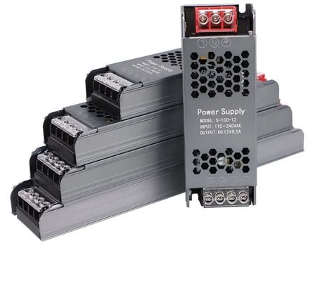 Ultra dun en slank voedingsbron 12V/24V 60W 100W 150W Led Driver Schakelvoedingsbron Voor Led Strip Light Tin Box
