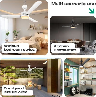 Plafondventilatoren met lichten, 36" LED ventilatorlamp hangend met haak, Hook type plafondventilator, Plug in plafondventilatorlamp, 40W,3000-6500k, Afstandsbediening, Draagbare ventilator voor campingbed, Terrassen, ((Zwart) N DFFFFFN`
