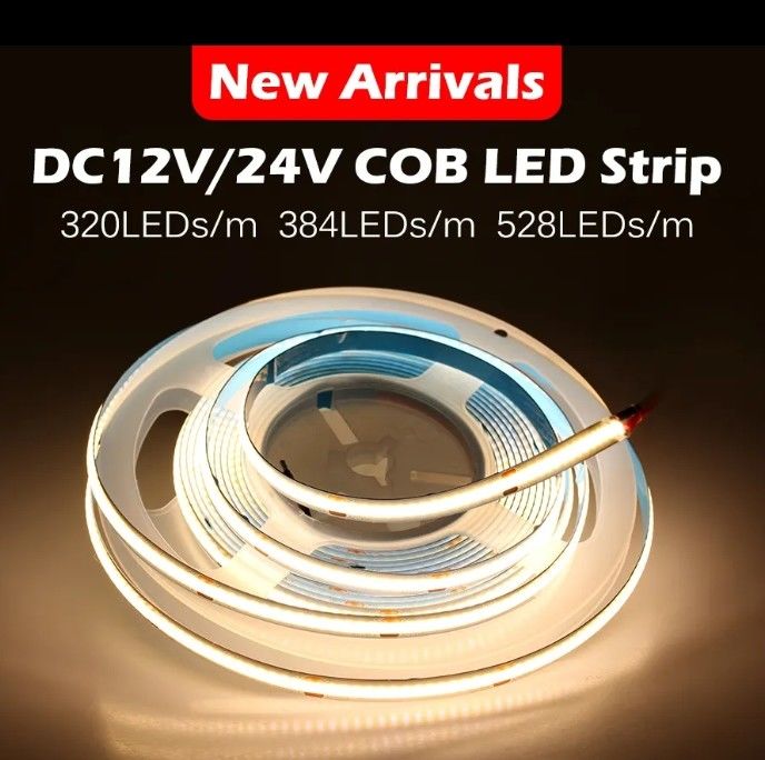 COB Strip Light Auto Led Strip Light 320led 384led 480led 528led 768leds RGB COB Led Strip Light Voor aluminiumprofiel