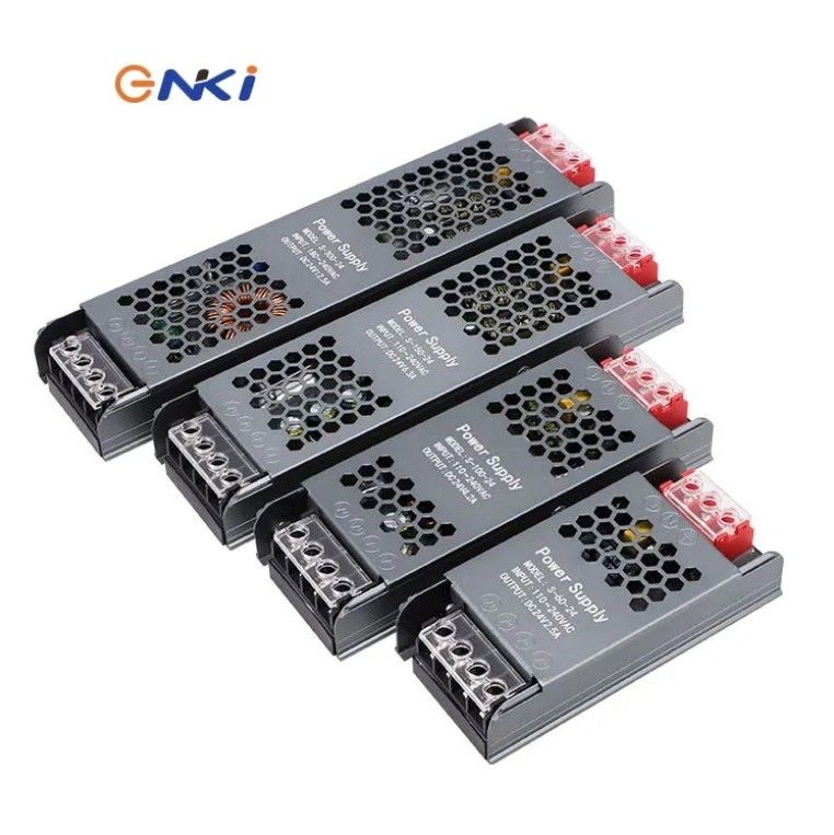 Ultra dun en slank voedingsbron 12V/24V 60W 100W 150W Led Driver Schakelvoedingsbron Voor Led Strip Light Tin Box