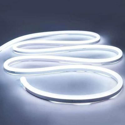 16.5FT / 5 Meter Vlekloos Silicone LED-kanaalsysteem Ingebouwde flexibele buis met melkwitte dekking Wijdere baan Voor 12 mm waterdicht LED-strooklicht USC7 WW
