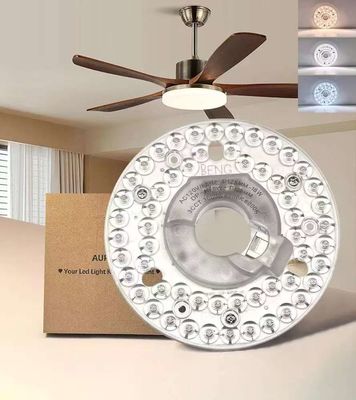 4.92  Universal Ceiling Fan Led Light Vervanging van Ceiling Fan Flush Mount Ceiling Light, 18W 3CCT 3000K 4000K 6000K 1500LM CRI90 Dimmable betaalbare oplossing voor Hampton Bay Harbor Breeze Hunter
